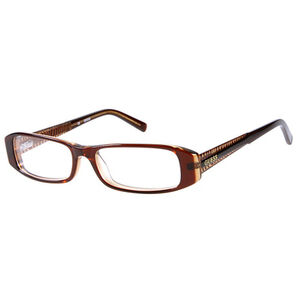 NWT GUESS 2375 51D96 Brown Eyeglasses